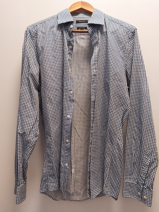 RW&CO. Other - RW&CO. Navy and White Check Dress Shirt